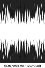 Minimalist background with reflective jagged spike pattern and with some copy space area