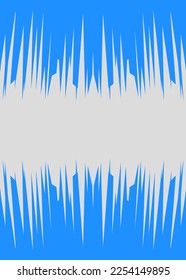 Minimalist background with reflective jagged spike pattern and with some copy space area