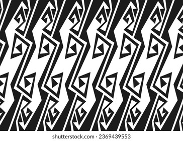 Minimalist background with simple ethnic ornament pattern