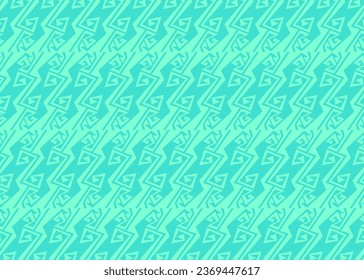 Minimalist background with simple ethnic ornament pattern. Geometric Aztec pattern