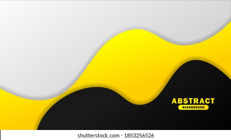 Minimalist Background. Simple Background Template. Yellow, White And Gray Background. Simple Abstract Background Template.