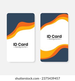Minimalistische Hintergrundvorlage für ID-Karten