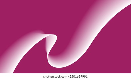 minimalist background vector design of an abstract magenta wave