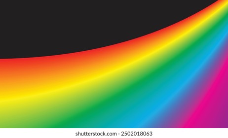 minimalist background vector design of a colorful line