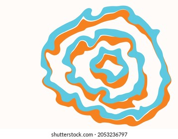 Minimalist background with waving liquid pattern