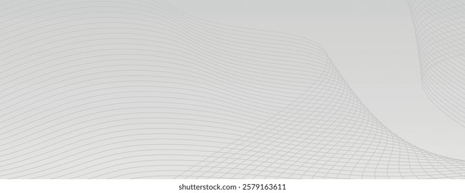 Minimalist background and wavy