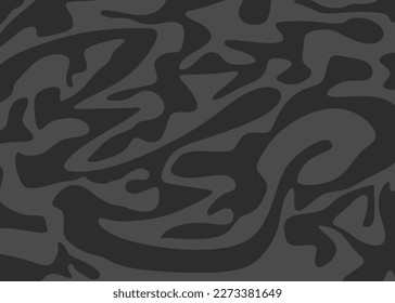 Minimalist background with wavy lines pattern. Simple oil painting texture