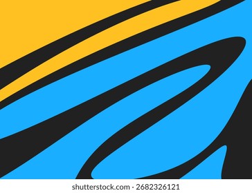 Minimalist background with wavy lines pattern and with some copy space area