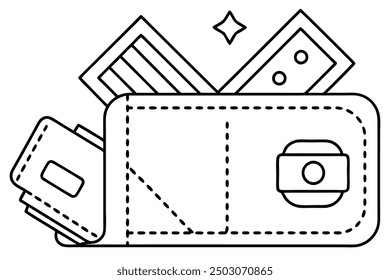 Minimalist Backpack Line Art Illustration Simple Yet Elegant Design