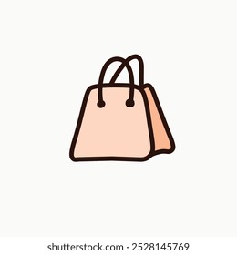 minimalist bag design features a soft pink color and simple lines. Perfect for shopping, outings, or as a fashion statement, it adds charm wherever it goes.