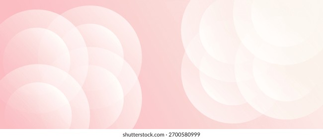 Minimalist banner background. Abstract circle effect style. Trendy Memphis modern style