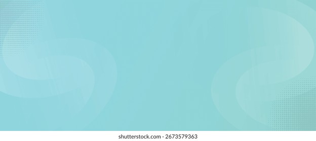 Fondo de Anuncio minimalista. Degradado azul-verde. y puntos. Fondo geométrico de círculo. Vector ilustrador. Vector eps10.