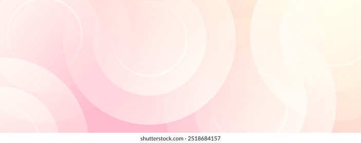 minimalist banner background colorful abstract memphis,soft colorf,pink and yellow gradation circle effect style modern backround,business,vector 