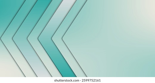Minimalist banner background gradient arrows abstract. Minimal creative business background with copy space for text for social media cover, header, web banner