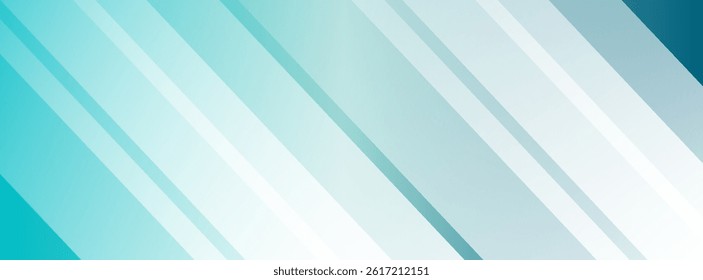 Minimalist banner background. Green and blue gradations