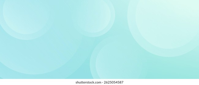 Minimalist banner background. Green and blue gradations.Circle geometric background. Simple design. Vector. EPS 10