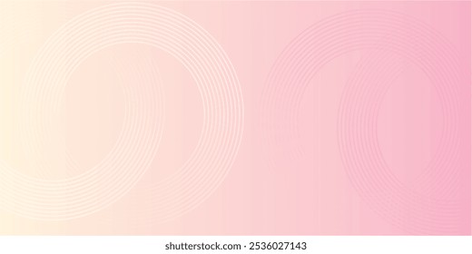 Minimalist banner background, pastel colorful, pink and yellow gradations