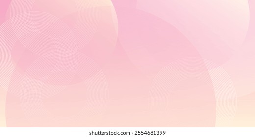 Minimalist banner background, pastel colorful, pink and yellow gradations