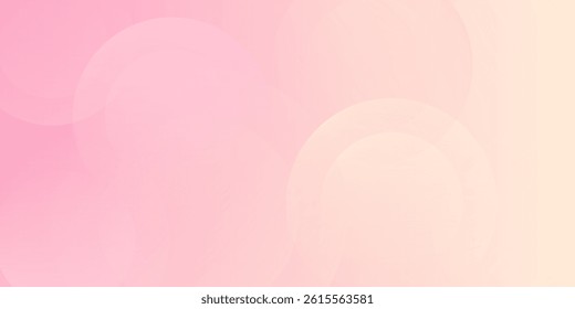 Minimalist banner background, pastel colorful, pink and yellow gradations.