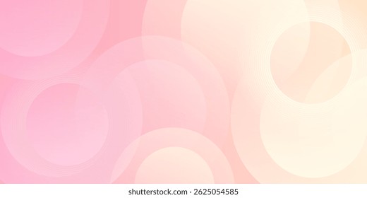 Fundo de banner minimalista, pastel colorido, rosa e gradações amarelas.