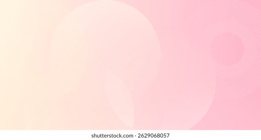 Minimalist banner background, pastel colorful, pink and yellow gradations.