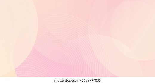 Minimalist banner background, pastel colorful, pink and yellow gradations.