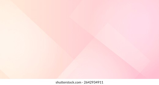 Minimalist banner background, pastel colorful, pink and yellow gradations. Circle effect style geometric, abstract background