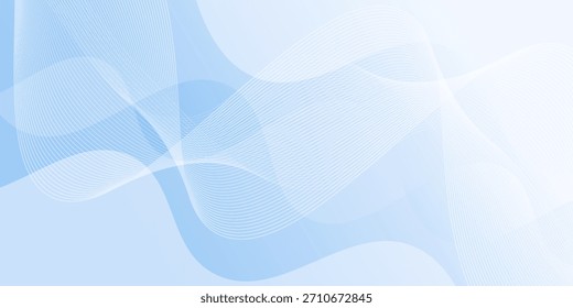 Minimalist banner background. Soft blue purple gradations. Wavy effect style. Mempis. Eps 10
