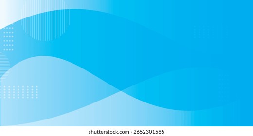 Fondo de Anuncio minimalista. Suaves gradaciones de color azul claro. Estilo de efecto ondulado. Memphis. Eps 10	