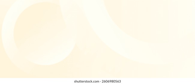 Minimalist banner background, yellow grdation soft colorf,circle effect style,memphis,vector eps 10.