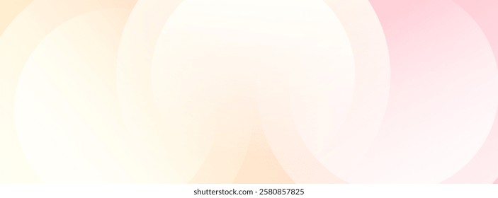 Minimalist banner background,soft colorful,circle gradations, pink and  red gradations, template cover, simple design.