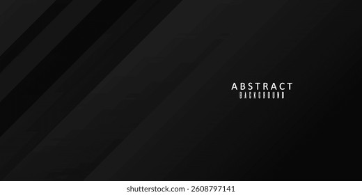 minimalist banner black geometric abstract background