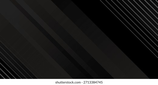 Fondo de degradado negro de Anuncio minimalista, forma superpuesta y sombra