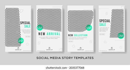 Minimalist banner flyer template for social media post stories. premium vector