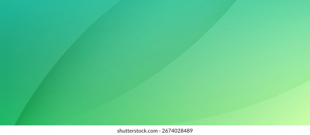 Minimalistisches Banner. Modernes abstraktes Hintergrunddesign mit grünem Farbverlauf. Modernes kreatives Trenddesign