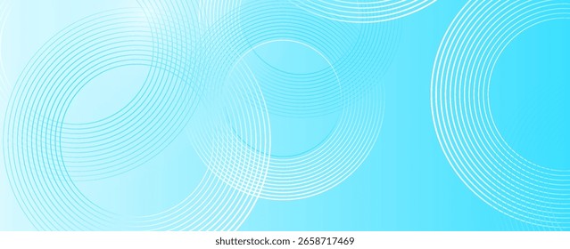 minimalistischer Banner weich blau Farbverlauf. futuristisches Technologiekonzept