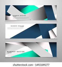 minimalist banners rectangle with a combination of colors and shadows. vector illustration.