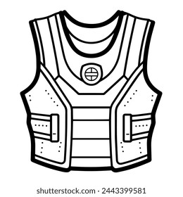 Minimalist basketball uniform symbol. Bold line art design element.