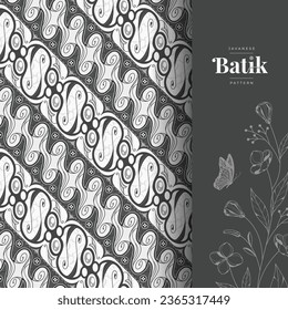 minimalist batik ethnic seamless pattern