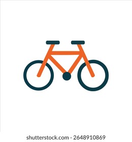 Ícone de bicicleta minimalista — Ilustração de bicicleta de linha simples