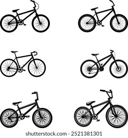 Minimalist Bicycle Silhouette – Perfect for Outdoor and Adventure Themes