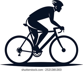 Minimalist Bicycle Silhouette – Perfect for Outdoor and Adventure Themes