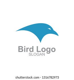 Minimalist Bird illustration logo