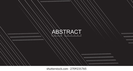 Fondo negro minimalista con líneas blancas y superposición de texto