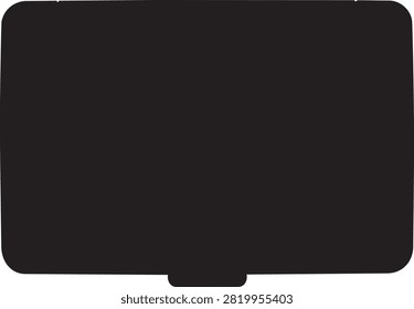 Minimalist black card case with soft focus emphasizing its sleek design for finance or luxury branding.