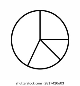 Minimalist black circle with two intersecting perpendicular lines creating a cross pattern