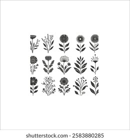 Minimalist Black Flower Silhouette Elegant Blooming Floral Design
Simple Flower Silhouette Modern Black Botanical Illustration
Elegant Blooming Flower Icon Minimalist Floral Art
