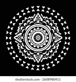 Minimalist Black flower Silhouette Vector Art on Transparent Background Customizable For