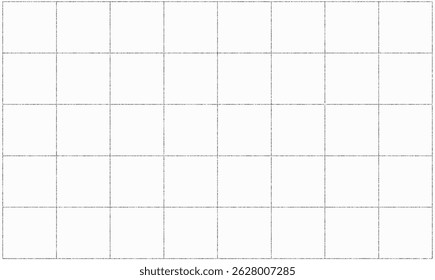 Patrón minimalista de rejilla negra sobre fondo blanco en textura granulada