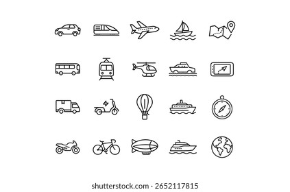 Um desenho de linha preta minimalista de um carro compacto, com um corpo arredondado e quatro rodas.